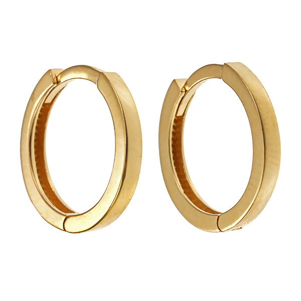 Creolen, 14K, Gelbgold
