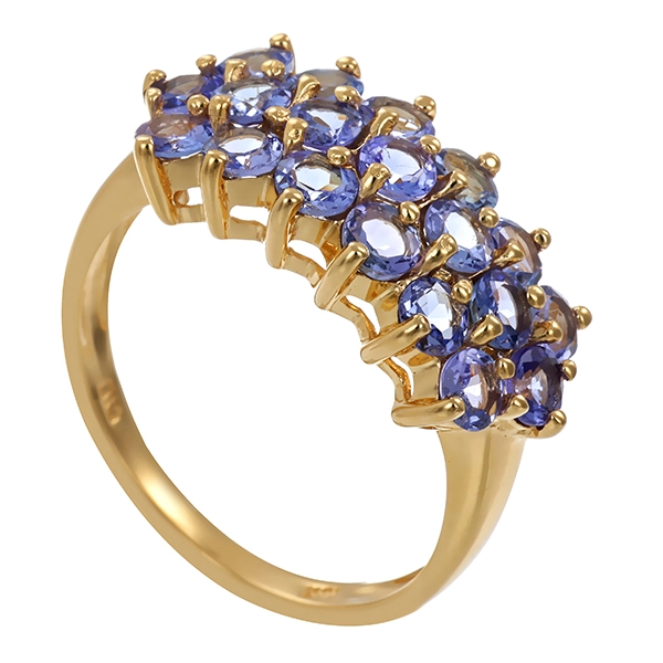 Ring, 10K, Gelbgold, Tansanite