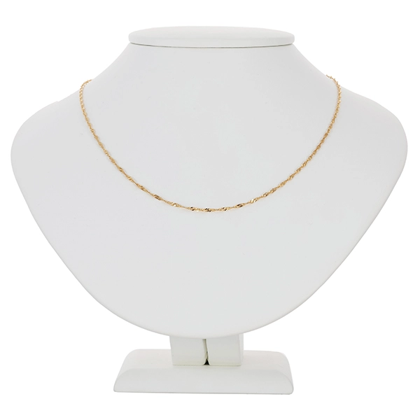 Goldkette, 18K, Gelbgold, Singapur-