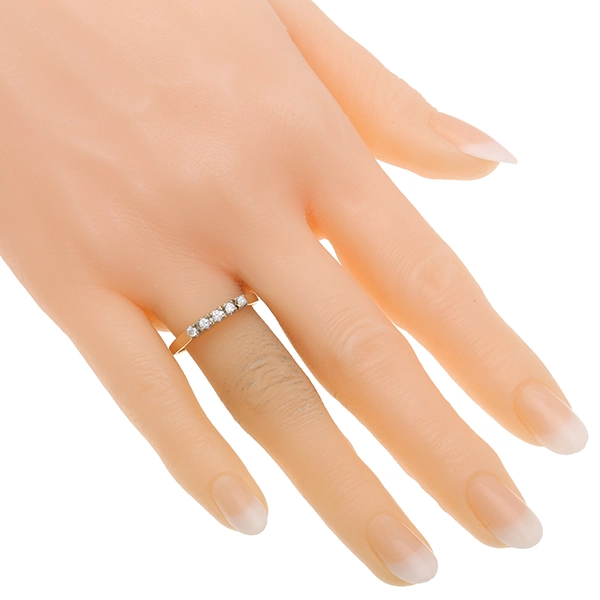 Diamantring, 14K, Gelb-/Weißgold, Brillanten 0,20 ct