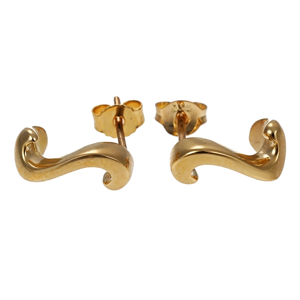 Ohrstecker, 8K, Gelbgold