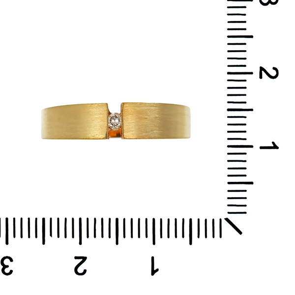 Brillantring, 8K, Gelbgold