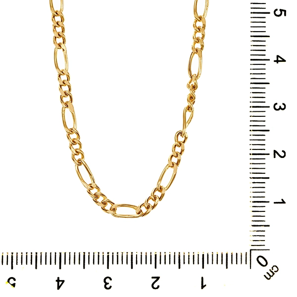 Kette, 14K, Gelbgold, Figaro-