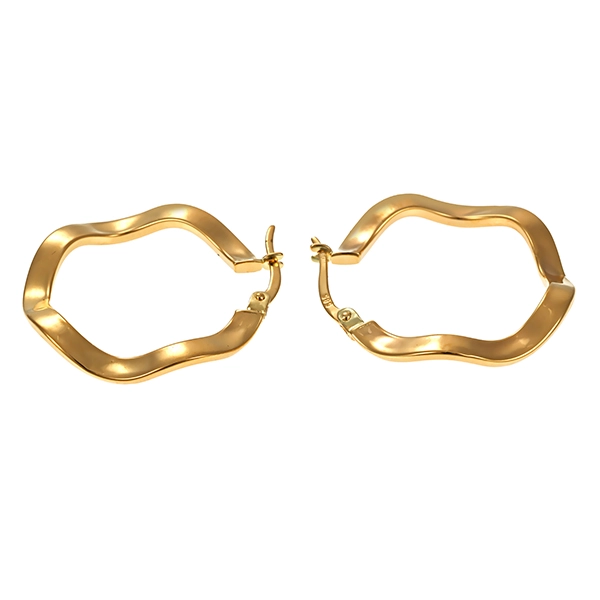 Creolen, 14K, Gelbgold