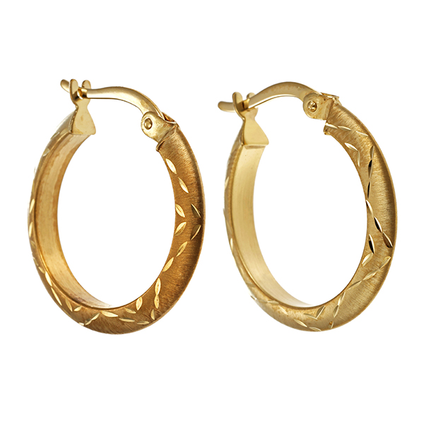 Creolen, 8K, Gelbgold