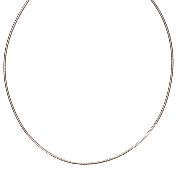 Collier, 14K, Weißgold, Reif