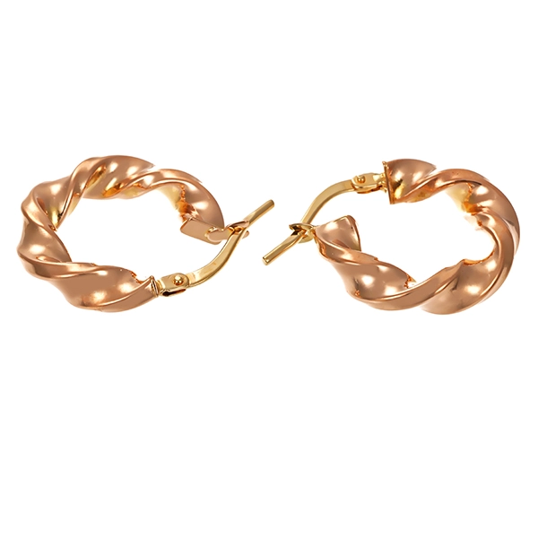 Creolen, 14K, Rotgold
