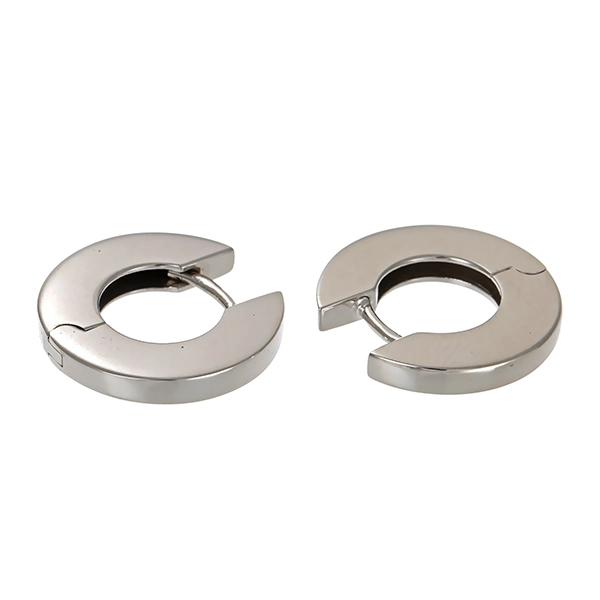 Creolen, 14K, Weißgold