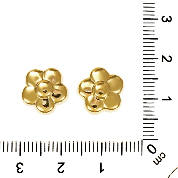 Ohrstecker, 18K, Gelbgold