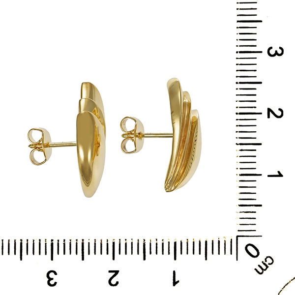 Ohrstecker, 14K, Gelbgold