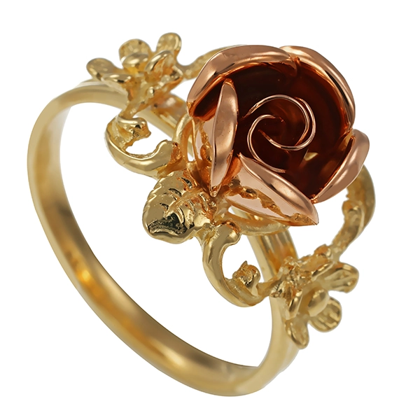 Ring, 8K, Gelb-/Rotgold, Rose