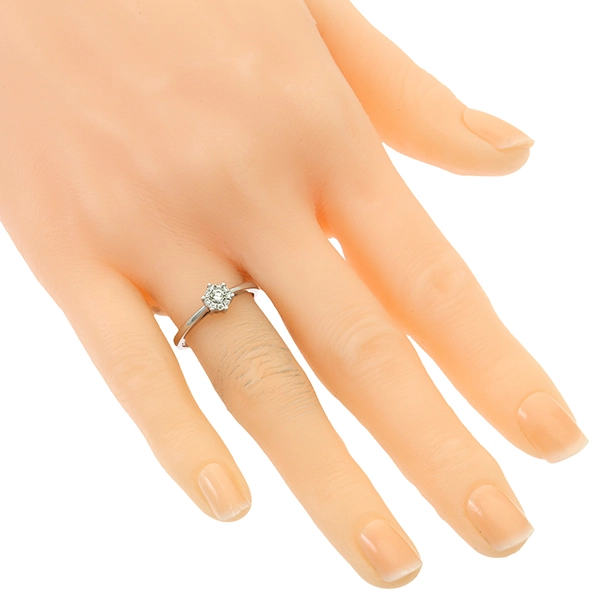 Diamantring, 14K, Weißgold, Brillanten