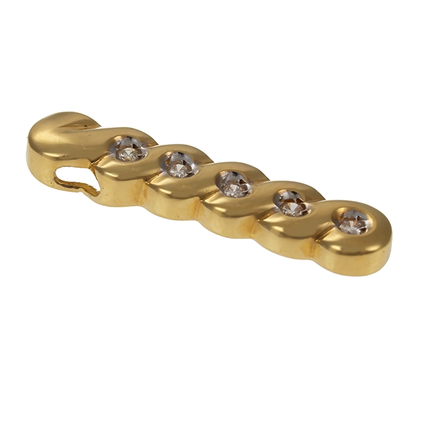 Anhänger, 18K, Gelbgold, Brillant