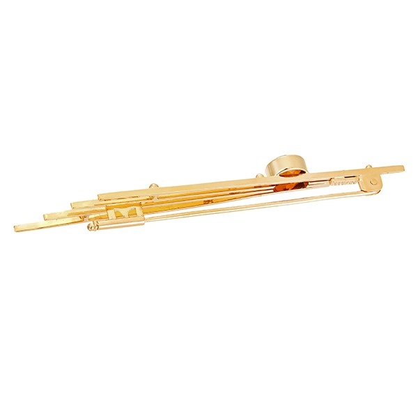 Brosche, 14K, Gelbgold, Citrin