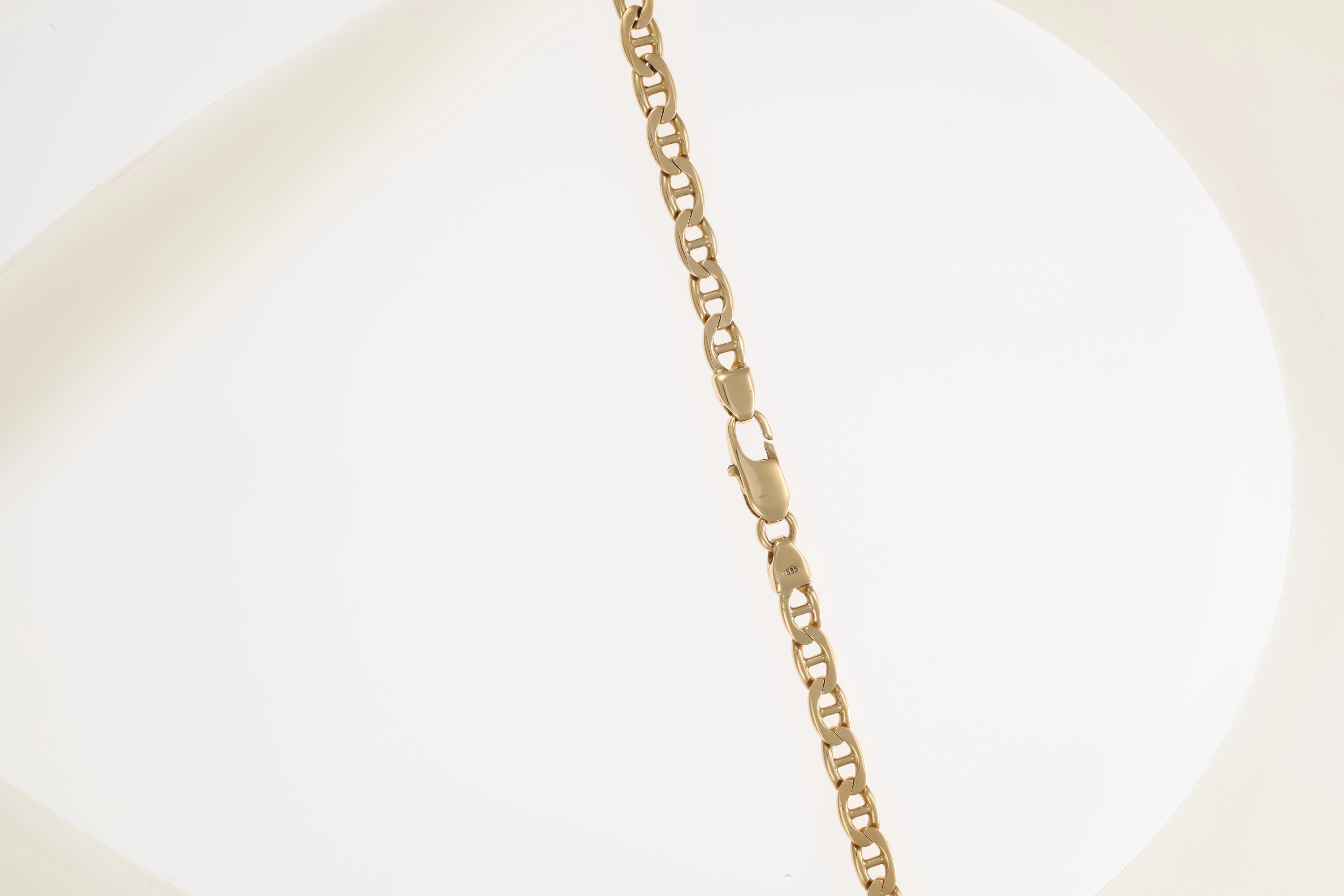 Kette, 14K, Gelbgold