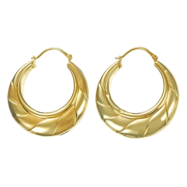 Creolen, 14K, Gelbgold