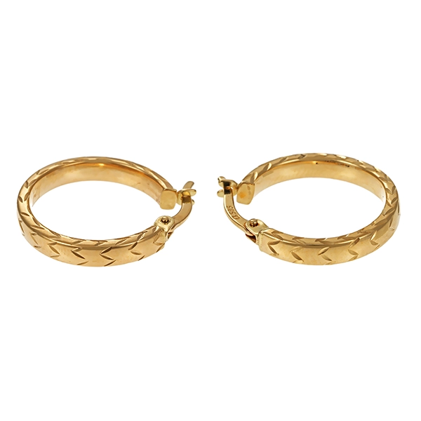 Creolen, 14K, Gelbgold