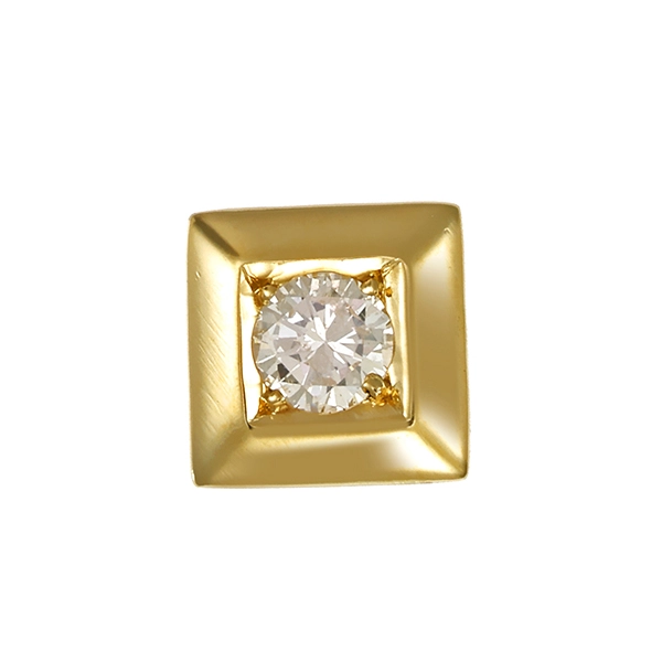 Anhänger, 14K, Gelbgold, 1 Brillant 0,20ct