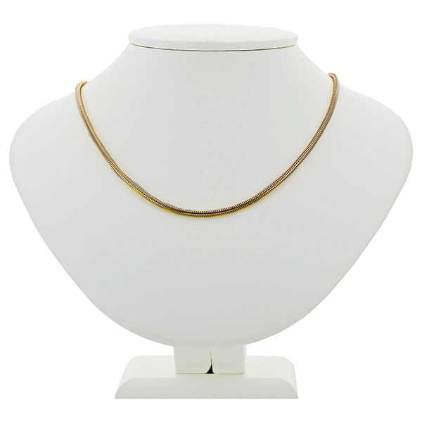 Kette, 14K, Gelbgold, Schlange-
