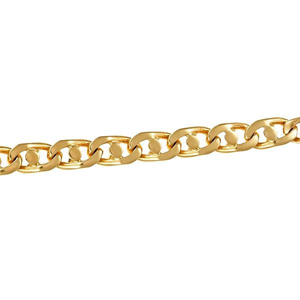 Armband, 14K, Gelbgold, Panzer