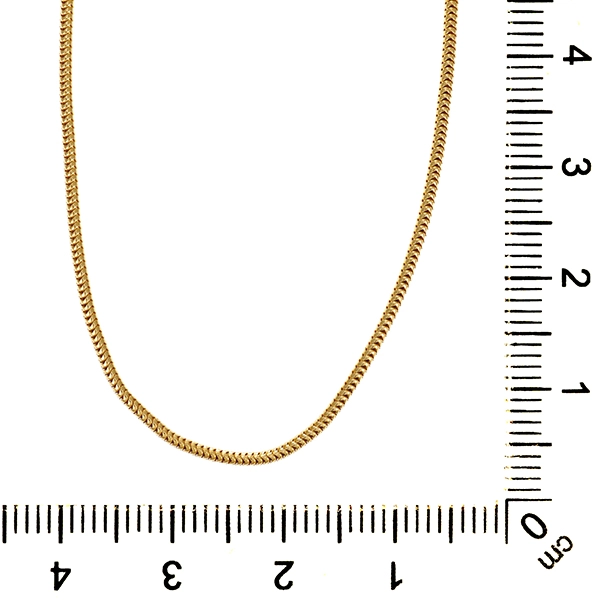 Kette, 14K, Gelbgold, Schlange