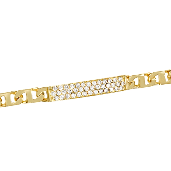 Armband, 18K, Gelbgold Brillanten