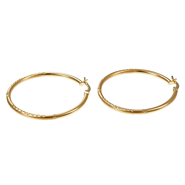 Creolen, 14K, Gelbgold