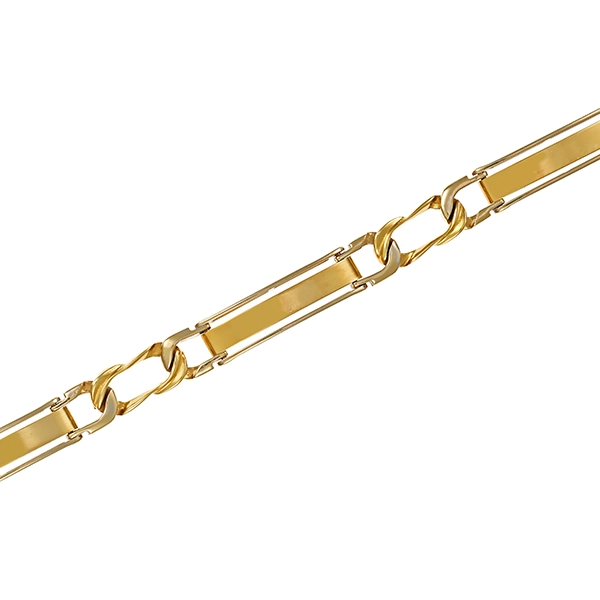 Armband, 14K, Gelb-/Weißgold
