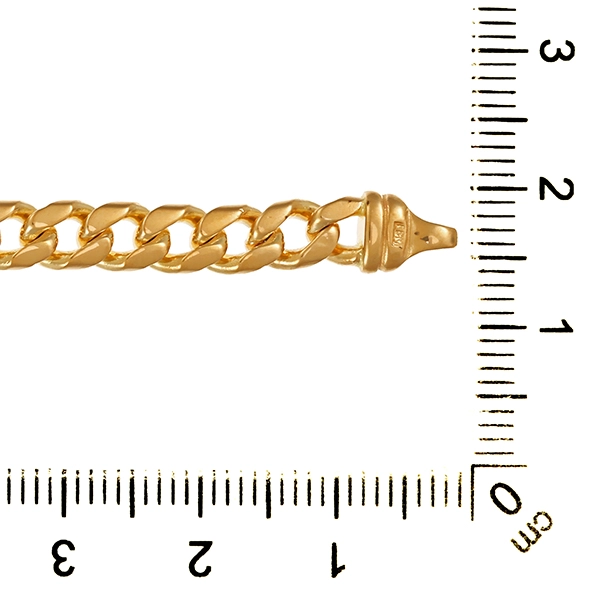 Armband, 14K, Gelbgold, Panzer-