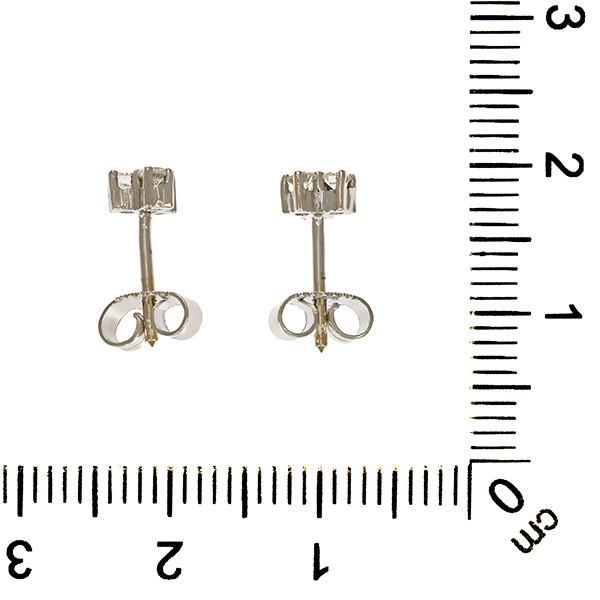 Ohrstecker, 14K, Weißgold, Brillanten 0,24 ct