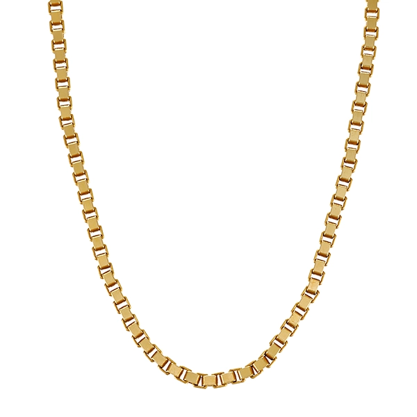 Collierkette, 14K, Gelbgold, Venezianer-