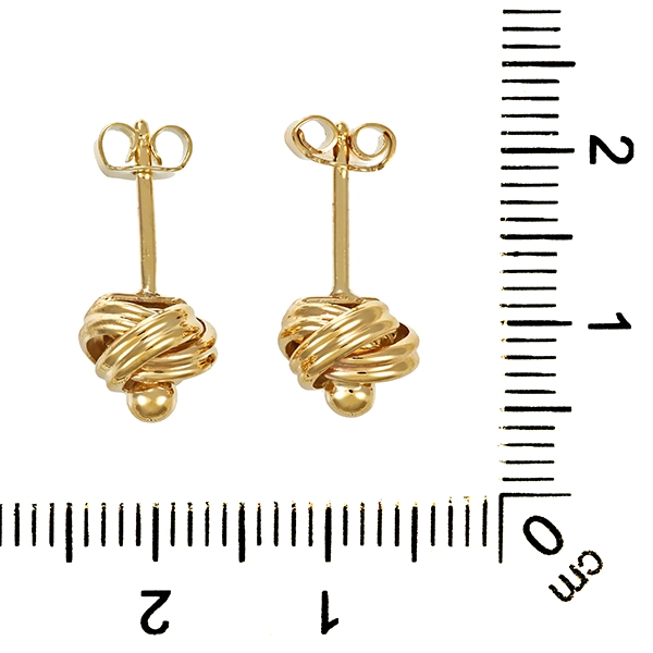Ohrstecker, 8K, Gelbgold