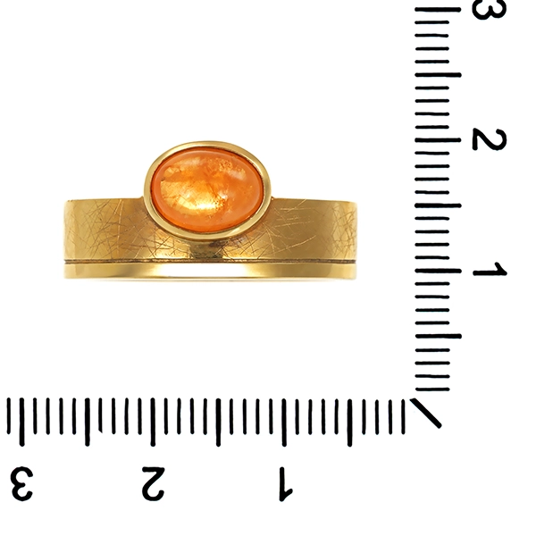 Ring, 14K, Gelbgold, Quarz