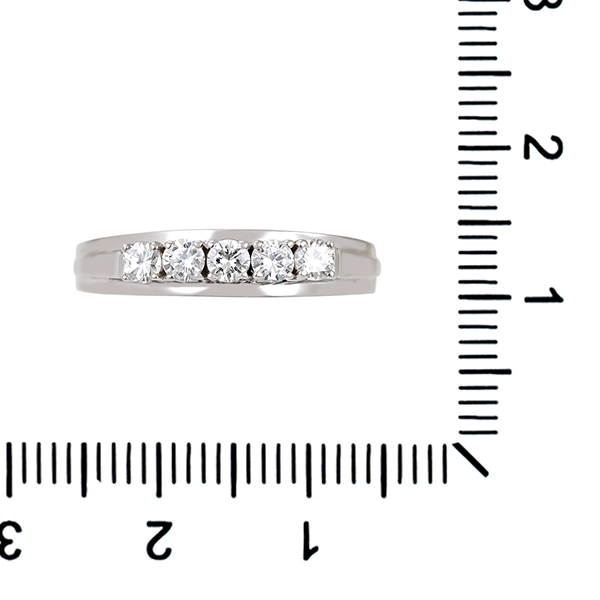 Diamantring, 18K, Weißgold, Brillanten