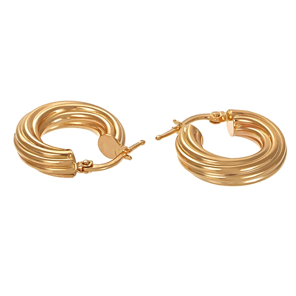 Creolen, 14K, Gelbgold