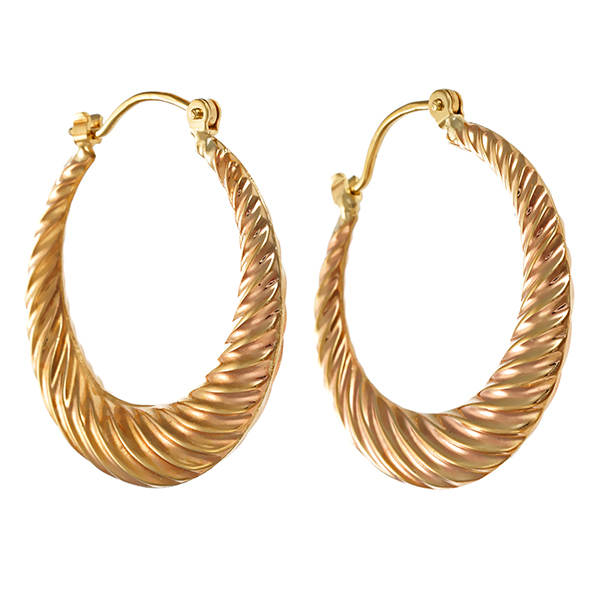 Creolen, 8K, Gelbgold