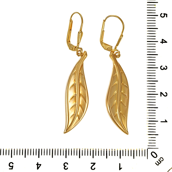 Ohrhänger, 8K, Gelbgold