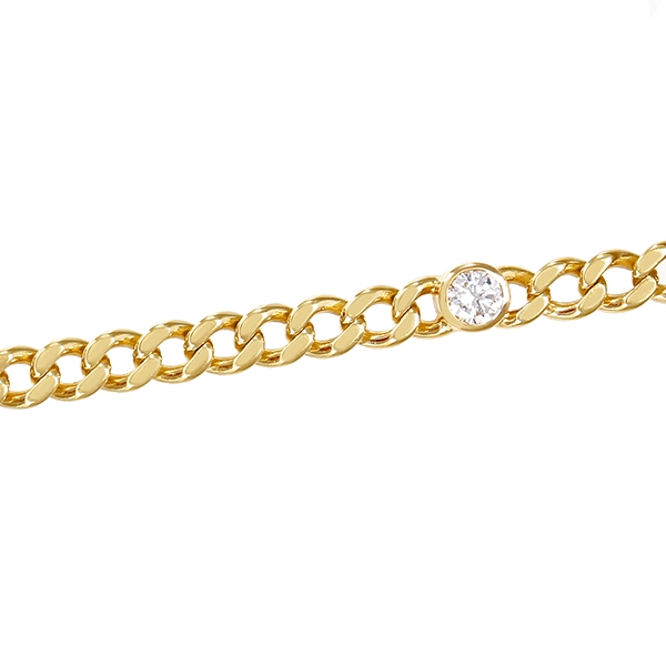 Armband, 18K, Gelbgold, Brillant 0,15 ct