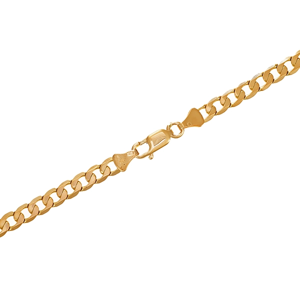 Kette, 14K, Gelbgold, Panzer