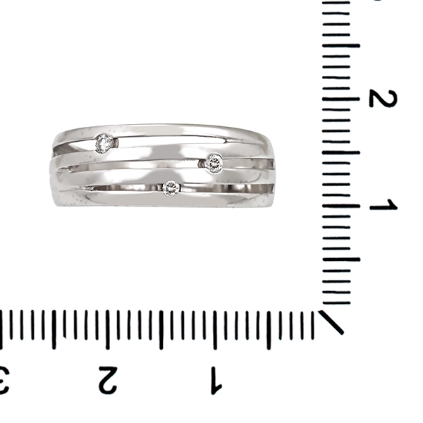 Diamantring, 14K, Weißgold, Brillanten