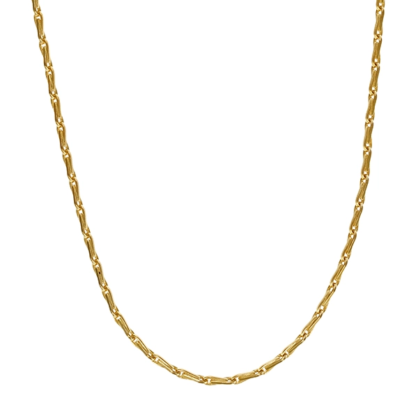 Collierkette, Haferkorn-, 14K, Gelbgold