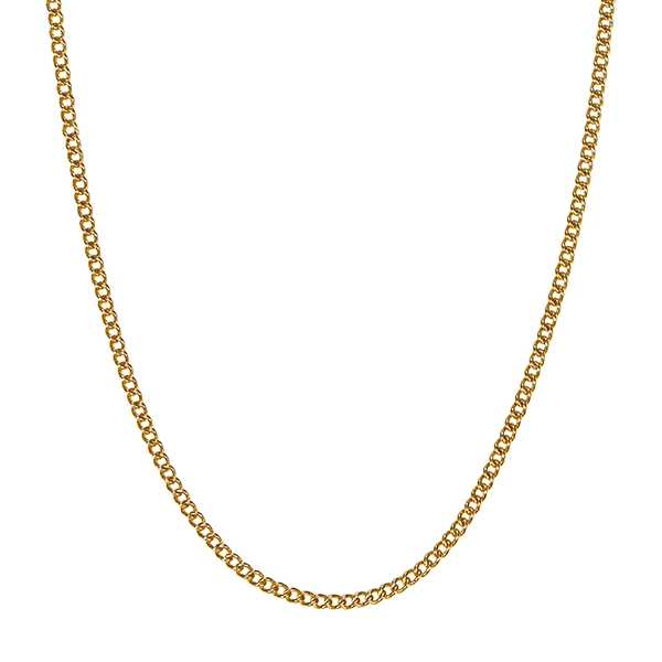Collierkette, 14K, Gelbgold, Panzer-