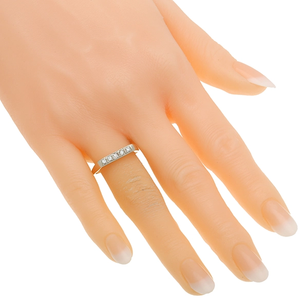 Diamantring, 14K, Gelb-/Weißgold, Diamanten 0,10 ct