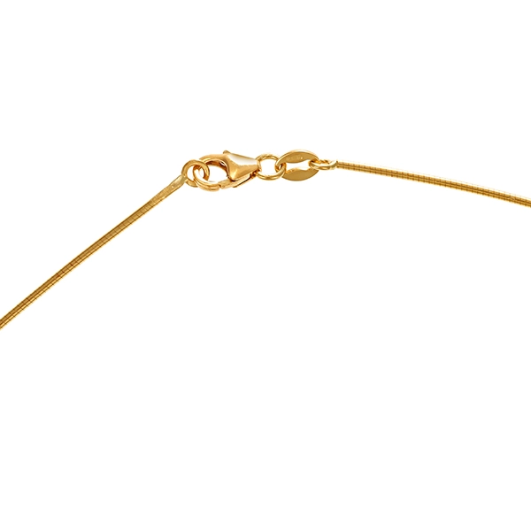 Collier, 18K, Gelbgold, Brillanten 0,42 ct