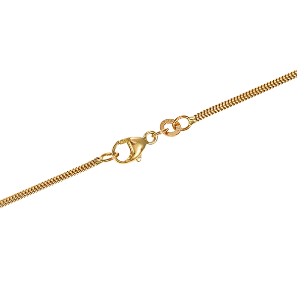 Collierkette, 8K, Gelbgold, Schlangen-