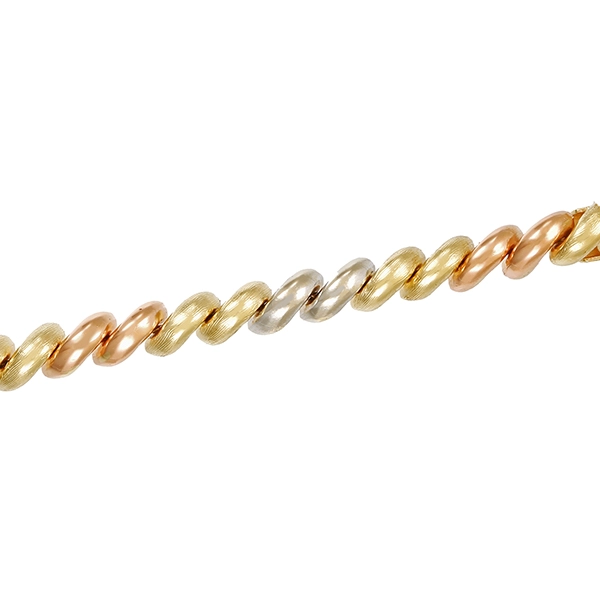 Armband, 14K, Rot-/Weiß-/Gelbgold