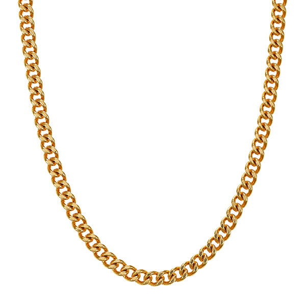Kette, 14K, Gelbgold, Panzer