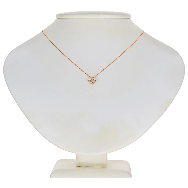 Collier, 14K, Rotgold, Brillant 0,70 ct