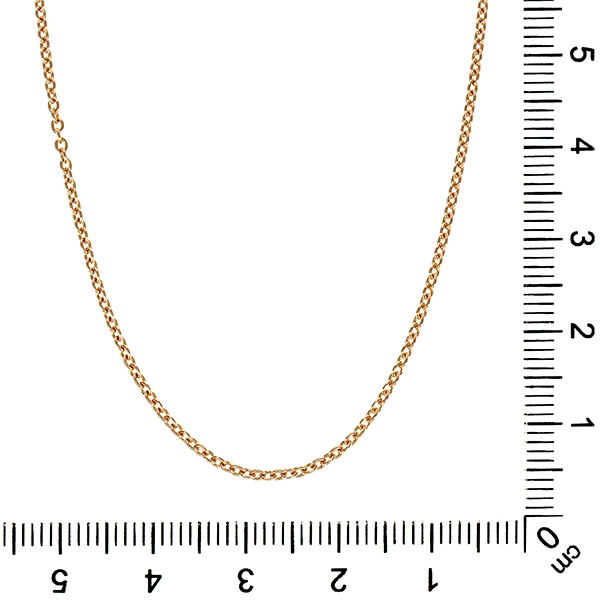 Collierkette, 8K, Gelbgold, Anker