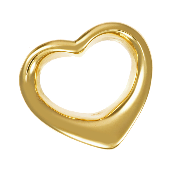 Anhänger, 14K, Gelbgold, Herz